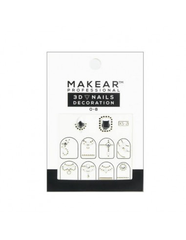 Makear 3D negleklistremerker 08