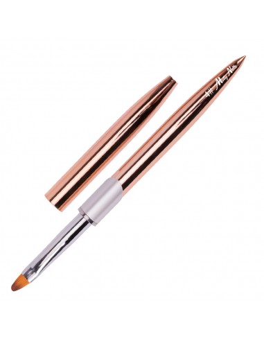 Gelbørste størrelse 4, gylden oval,...