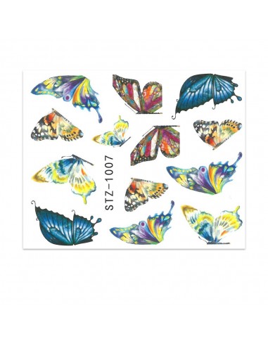 Vann negle klistremerker sommerfugler...