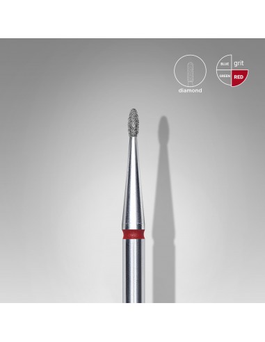 Diamant freser, rød, hodediameter 1,2...