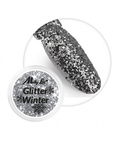MollyLac Glitter Winter Nail Powder...