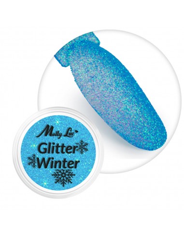 MollyLac Glitter Winter Nail Powder...