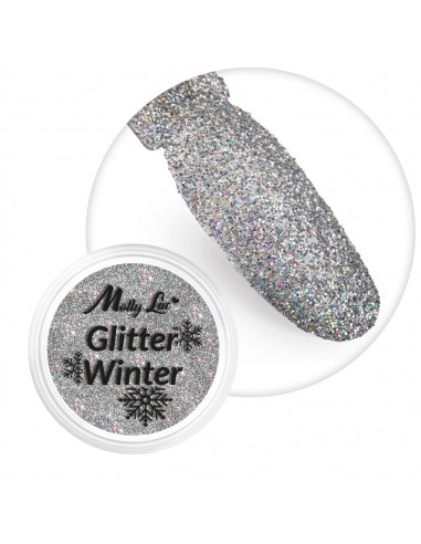 MollyLac Glitter Winter Nail Powder...