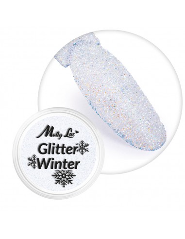 MollyLac Glitter Winter Nail Powder...