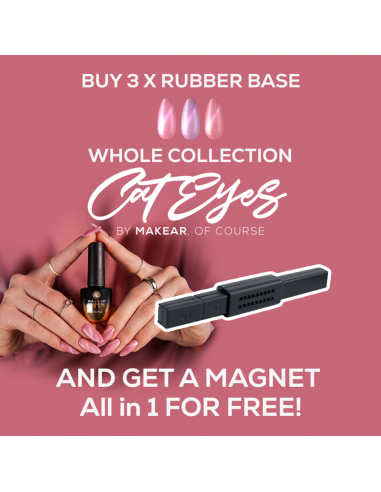 Gummibase Cat Eye Collection + Magnet...