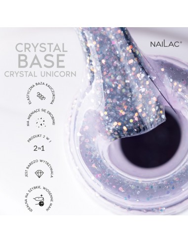 Crystal Unicorn NaiLac Rubber Base...
