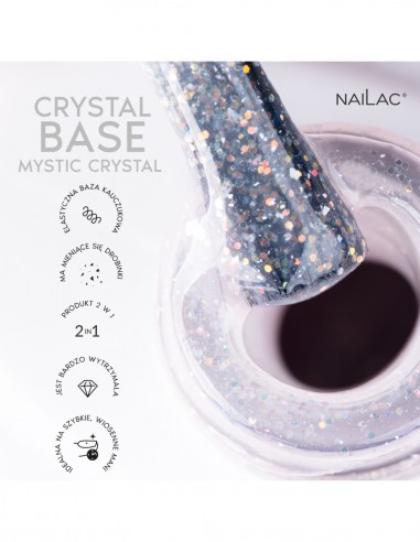 Mystic Crystal NaiLac Rubber Base...