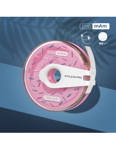 Hvit engangs slipetape...