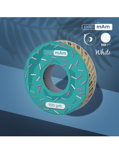 Hvit engangs slipetape...