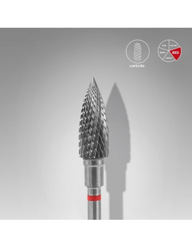 Neglebor, "flamme", rød, hodediameter...