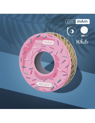 Hvit engangs slipetape papmAm EXPERT...