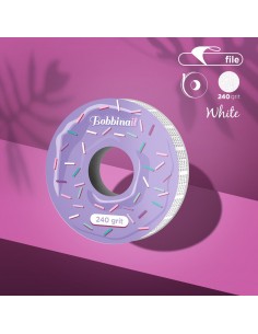 Hvit engangs slipetape...