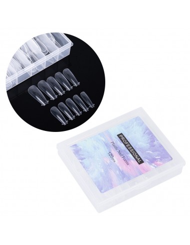 Øvre doble former for å bygge negler...