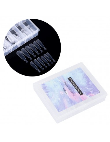 Øvre doble former for å bygge negler...