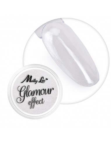 MollyLac Glamour Effect Silver Nail...
