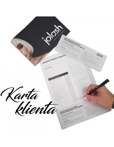 Kundekort - vippe extensions - 10 stk...