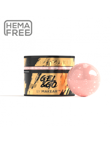 Makear Glitter Nude - Gel&Go 50ml, GG26