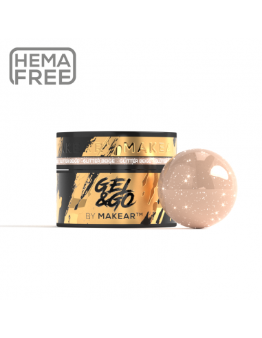 Makear Glitter Beige - Gel&Go 50ml, GG25