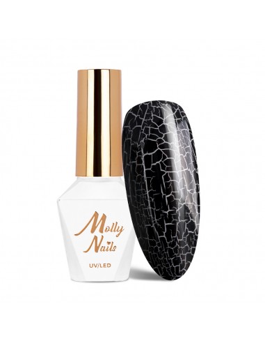 Molly Nails Crackle Gel black Nr 158 8g