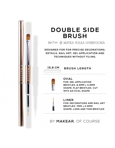 Makear Dobbeltsidig børste til...