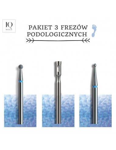 3 fresere til pedikyr (IQN  3)