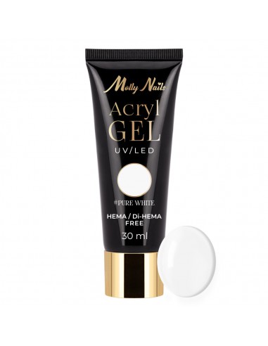 Acrylgel Molly Nails Pure White...