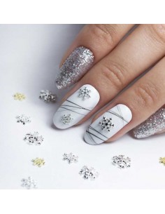 Julepynt - snøfnugg i boks,... 2