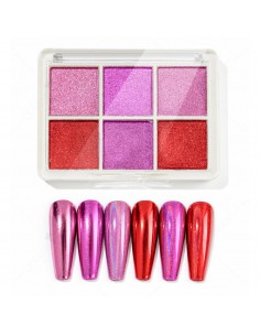 Glasseffekt neglepulver, Nr. 6