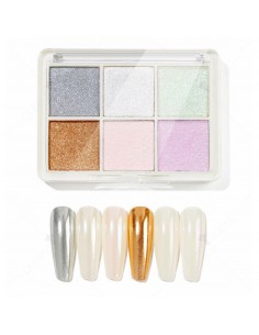 Glasseffekt neglepulver, Nr 7