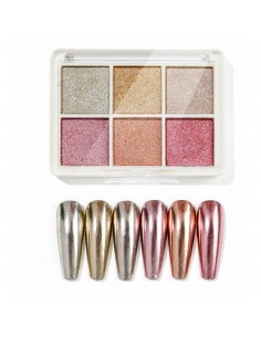 Glasseffekt neglepulver, Nr 3