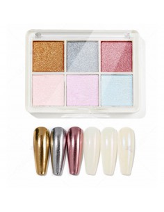 Glasseffekt neglepulver, Nr 1