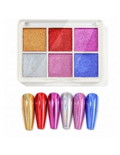 Glasseffekt neglepulver, Nr 2