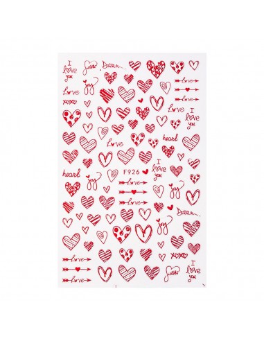 Valentinsdag røde selvklebende...