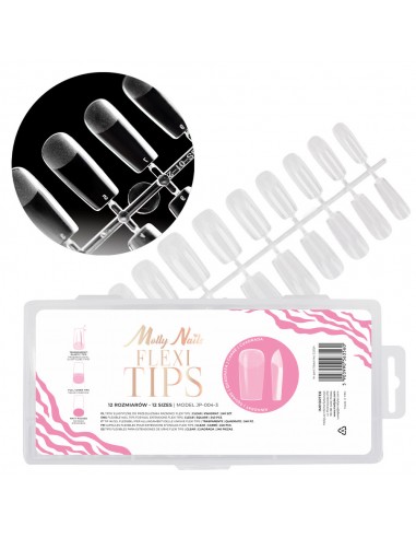 Flexi Tips Molly Nails firkantet 240 stk