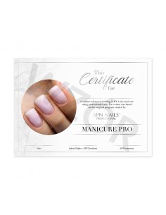 Certyfikat SPN Nails -...