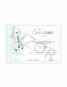 Certyfikat SPN Nails -...