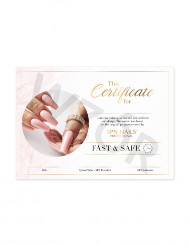 Certyfikat SPN Nails - Fast&Safe