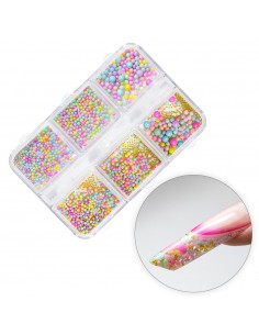 Fargerike buljongperler til...