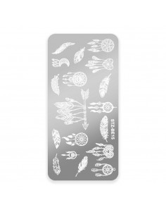 Stempelplate med mønstre...