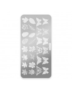 Stempelplate med mønstre...