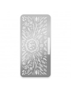 Stempelplate med mønstre...