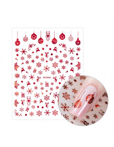 Selvklebende julenegleklistremerker...