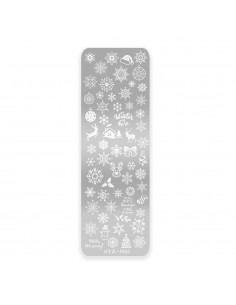 Stempelplate med julemotiv...