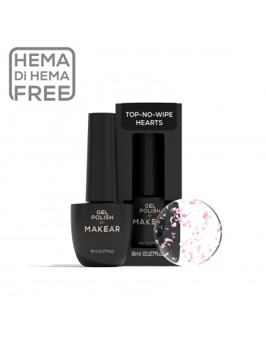 Top No wipe Hearts Makear 8 ml