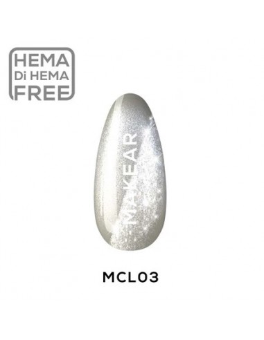 MCL03 Silver Purr - UV Gel Polish Makear