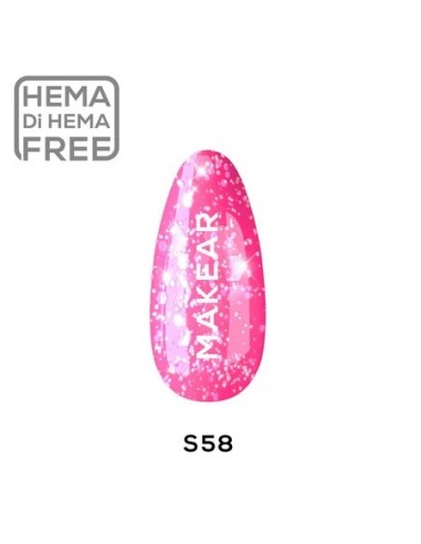 S58 Pink Star - UV Gel Polish Makear