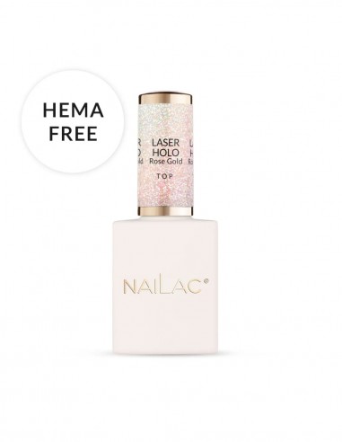 Hybrid Laser Holo Top Rose Gold 10ml...