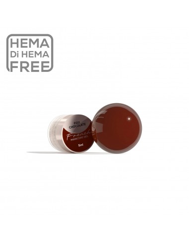 French Manicure Gel Chocolate Makear...