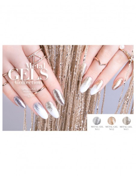 Metal Gel White No.3 Gold