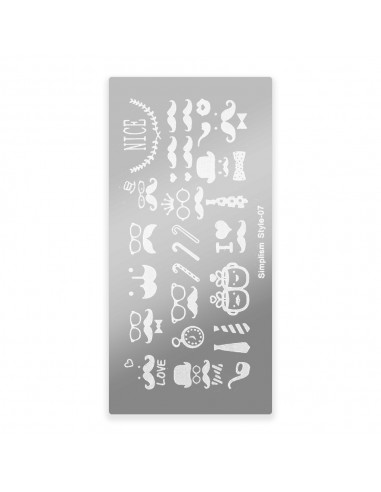 Stempelplater SIMPLISM Style-07